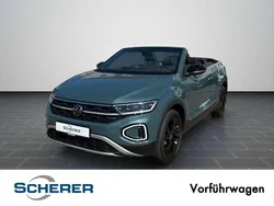 Petroleum blue metallic / schw Gebraucht 2025 VW T-Roc Cabriolet Style Cabrio | 37.490 € (Fairer Preis)