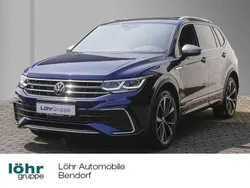 Atlantic blue metallic Gebraucht 2024 VW Tiguan Allspace R-line SUV | 48.980 € (Fairer Preis)