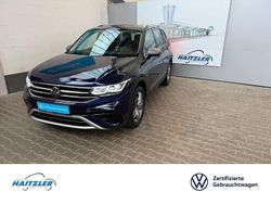 Atlantic blue metallic (metallic) Gebraucht 2022 VW Tiguan Allspace Elegance SUV | 33.890 € (Guter Preis)