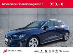 Blau Gebraucht 2024 Audi A3 Sportback S-Line Kleinwagen | 30.960 € (Guter Preis)