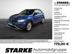 Blau Gebraucht 2025 VW T-Roc Life SUV | 24.450 € (Superpreis)