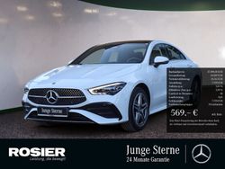 Weiss / digitalweiss (metallic) Gebraucht 2024 Mercedes CLA250e AMG Limousine | 37.890 € (Fairer Preis)
