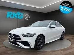 Weiß Gebraucht 2024 Mercedes C220 AMG Limousine | 43.780 € (Fairer Preis)