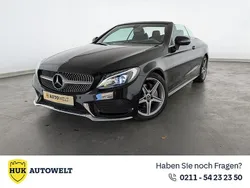 Obsidianschwarz lack Gebraucht 2018 Mercedes C220 Sport Cabrio | 28.460 € (Fairer Preis)