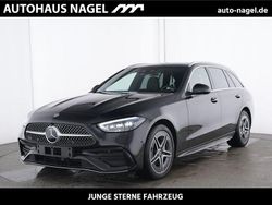 Schwarz Gebraucht 2025 Mercedes C300e AMG Limousine | 48.479 € (Fairer Preis)