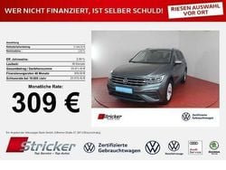 Grau (platinum grey metallic) Gebraucht 2024 VW Tiguan Allspace Life SUV | 30.869 € (Superpreis)