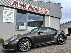 Anthrazitbraunmetallic Gebraucht 2015 Porsche 911 Turbo S Cabriolet Cabrio | 129.900 € (Guter Preis)