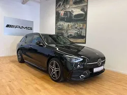 Obsidianschwarz metalliclack Gebraucht 2023 Mercedes C300e AMG line Kombi | 40.936 € (Guter Preis)