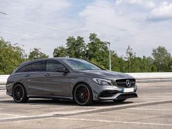 Grau Gebraucht 2016 Mercedes CLA45 AMG Shooting Brake AMG Kombi | 28.400 € (Teuer)