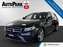 Schwarz Gebraucht 2017 Mercedes E220 AMG line Kombi | 21.998 € (Fairer Preis)