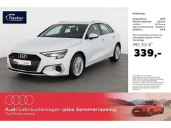 Gletscherweiß metallic Gebraucht 2024 Audi A3 Sportback Advanced Limousine | 36.940 € (Superpreis)