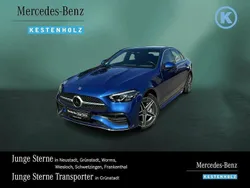 Lack spektralblau Gebraucht 2022 Mercedes C300e AMG Limousine | 37.990 € (Teuer)