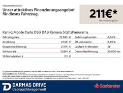 Weiß Gebraucht 2022 Skoda Kamiq Monte Carlo SUV | 22.690 € (Fairer Preis)