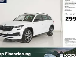 Weiss Gebraucht 2022 Skoda Kodiaq SportLine SUV | 37.480 € (Fairer Preis)