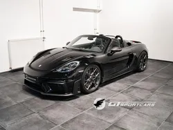 Tiefschwarzmetallic Gebraucht 2025 Porsche 718 Boxster Cabrio | 165.900 €