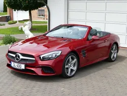 Rot Gebraucht 2017 Mercedes SL400 AMG Cabrio | 57.900 €