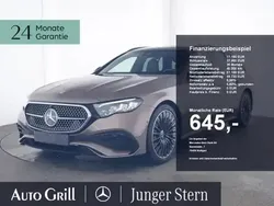 Metalliclack samtbraun Gebraucht 2024 Mercedes E300 AMG Kombi | 55.900 € (Superpreis)