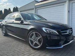 Schwarz Gebraucht 2017 Mercedes C220 AMG line Kombi | 15.990 € (Fairer Preis)