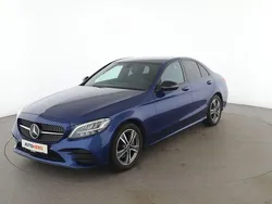 Blau Gebraucht 2018 Mercedes C180 AMG line Limousine | 24.520 € (Etwas zu teuer)
