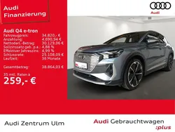 Geysirblau metallic Gebraucht 2022 Audi Q4 e-tron Ambiente SUV | 34.820 € (Guter Preis)