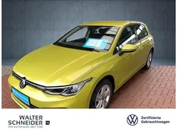 Limonengelb metallic (metallic) Gebraucht 2020 VW Golf VII Life Limousine | 19.550 € (Fairer Preis)