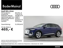 Navarrablau metallic Gebraucht 2023 Audi Q4 e-tron Ambiente SUV | 46.230 €