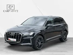 Orcaschwarz metallic Gebraucht 2021 Audi Q7 S-Line SUV | 45.700 € (Teuer)