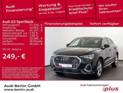 Mythosschwarz metallic Gebraucht 2024 Audi Q3 S-Line SUV | 57.200 €