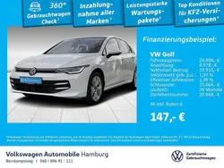 0q pure white Gebraucht 2024 VW Golf VIII Life Limousine | 24.888 € (Fairer Preis)