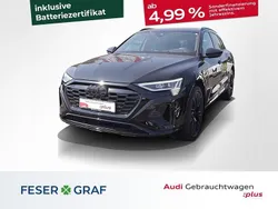 Mythosschwarz metallic Gebraucht 2023 Audi Q8 e-tron S-Line SUV | 58.980 € (Guter Preis)