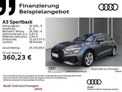 Grau Gebraucht 2022 Audi A3 Sportback e-tron S-Line Kleinwagen | 24.940 € (Guter Preis)