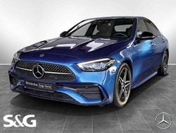Metalliclack spektralblau Gebraucht 2024 Mercedes C200 AMG Limousine | 43.250 € (Teuer)