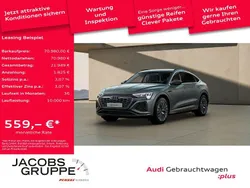 Chronosgrau metallic Gebraucht 2024 Audi Q8 Sportback e-tron S-Line SUV | 70.980 € (Teuer)