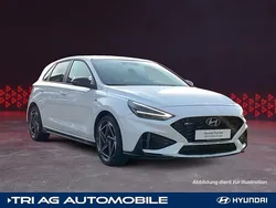 Atlas white / sol Gebraucht 2024 Hyundai i30 N Line Limousine | 25.990 € (Fairer Preis)