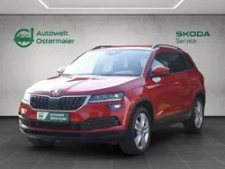 Velvet rot metallic Gebraucht 2019 Skoda Karoq Style SUV | 25.285 € (Fairer Preis)