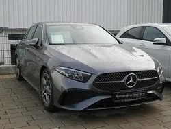 Metalliclack mountaingrau Gebraucht 2024 Mercedes A180 AMG Limousine | 29.749 € (Guter Preis)
