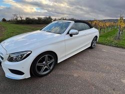 Weiß Gebraucht 2018 Mercedes C220 AMG Cabrio | 27.500 € (Fairer Preis)
