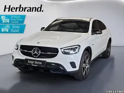 Polarweiß Gebraucht 2021 Mercedes GLC300e Night Coupé | 44.980 € (Fairer Preis)