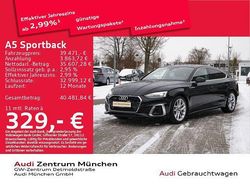 Mythosschwarz metallic Gebraucht 2022 Audi A5 Sportback Business Kleinwagen | 39.471 € (Fairer Preis)