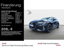 Mythosschwarz metallic Gebraucht 2021 Audi A3 S-Line Limousine | 20.890 € (Fairer Preis)