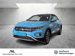 Blau Gebraucht 2024 VW T-Roc Cabriolet Style Cabrio | 31.478 € (Guter Preis)