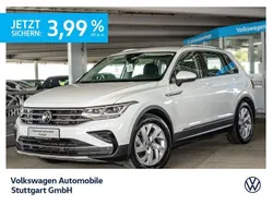 Pure white Gebraucht 2022 VW Tiguan Elegance SUV | 27.830 € (Guter Preis)