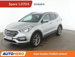 Grau Gebraucht 2016 Hyundai Santa Fe Premium SUV | 18.490 € (Fairer Preis)