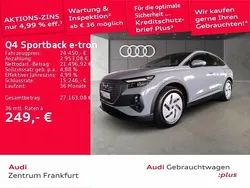 Kieselgrau Gebraucht 2022 Audi Q4 Sportback e-tron Sport SUV | 24.450 € (Superpreis)