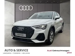 Gletscherweiß metallic Gebraucht 2024 Audi Q3 Sportback S-Line SUV | 49.490 € (Teuer)