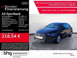 Schwarz Gebraucht 2022 Audi A3 Sportback e-tron Advanced Limousine | 21.380 € (Superpreis)