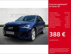 Blau Gebraucht 2023 Audi Q3 Sportback S-Line SUV | 43.775 € (Fairer Preis)