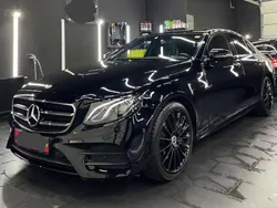 Schwarz Gebraucht 2018 Mercedes E220 AMG line Limousine | 31.500 € (Fairer Preis)
