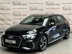 Schwarz Gebraucht 2022 Audi A3 Sportback S-Line Limousine | 24.890 € (Fairer Preis)
