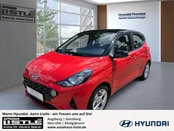 Tomato red / black / sol Gebraucht 2020 Hyundai i10 Trend Kleinwagen | 13.485 € (Fairer Preis)